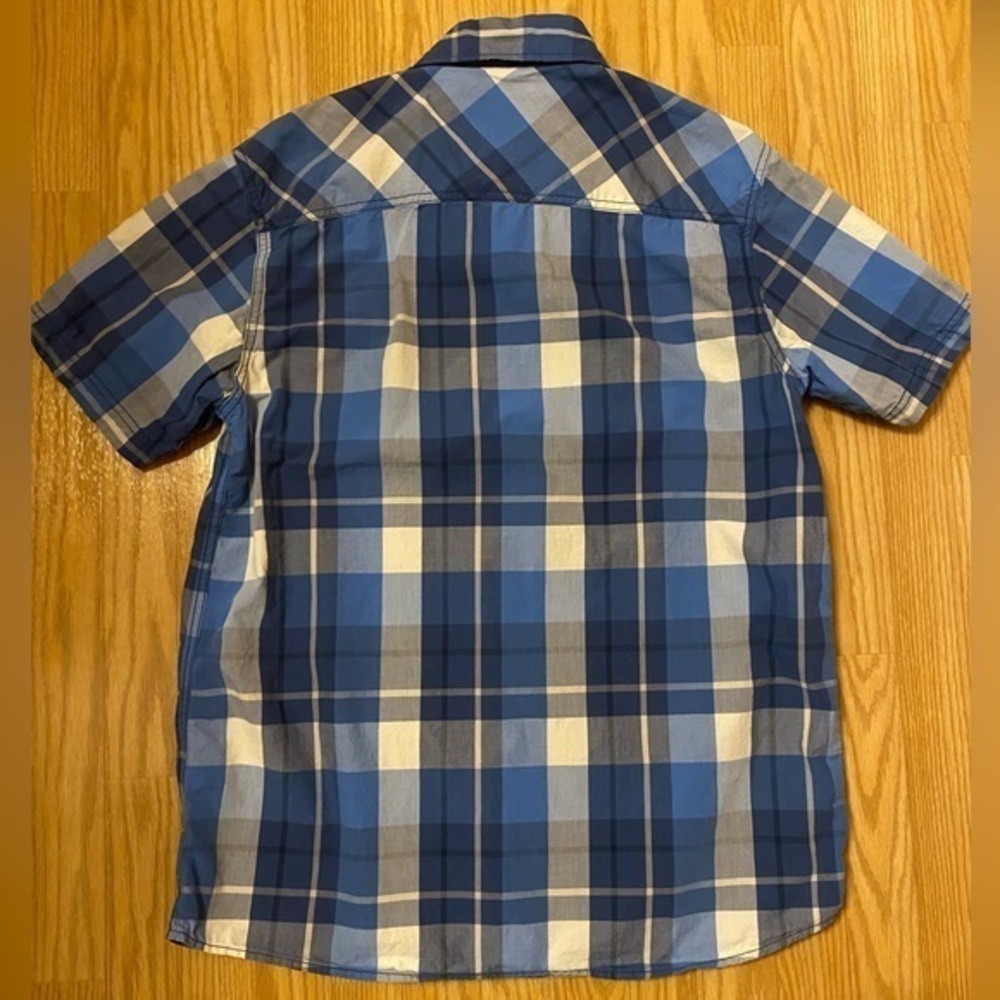 Weird Fish Mens Plaid Button Tee‎ - Picture 5 of 5